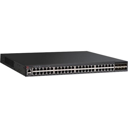 RUCKUS 48X1Gbe Poe+ 740W W/2X10Gbe Sfp+ And 6X1Gbe Sfp+ Uplinks (10Gbe Upgrd ICX7250-48P-2X10G